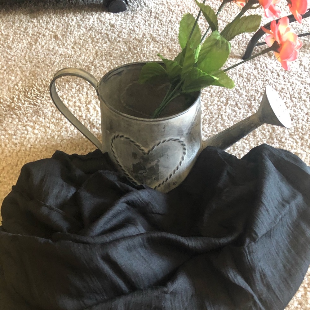 Black Lightweight Scarf Shawl